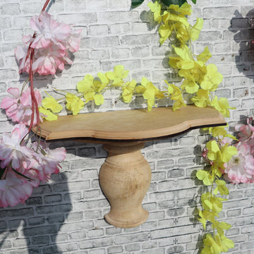 Advaidh Rajwadi Cornice Shelf with Handcarved Log